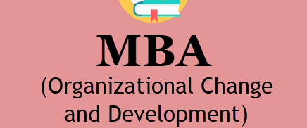 MBA in Organisational Development and Change